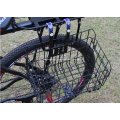 Stainless Steel Wire Black Bicycle Basket